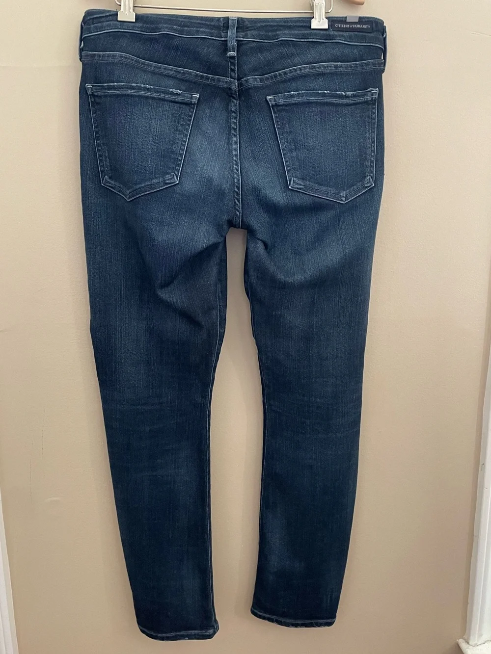 Citizens of Humanity Arielle Petite Mid-Rise Slim Jeans Dark Wash Sz 30 - Picture 2 of 6